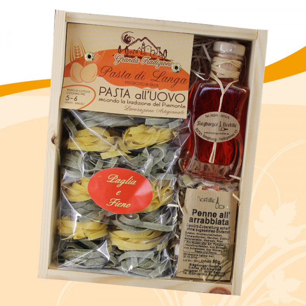 Firmenpräsent "Scharfe Pasta"
