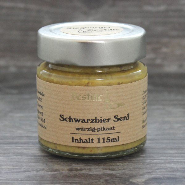 Schwarzbier Senf