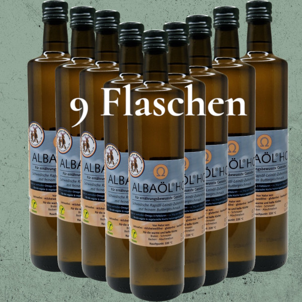 Albaöl HC 0,75 Liter 9 Flaschen
