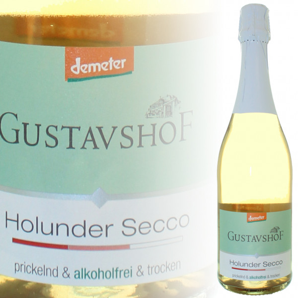 Gustavshof Holunder Secco ALKOHOLFREI (Bio)