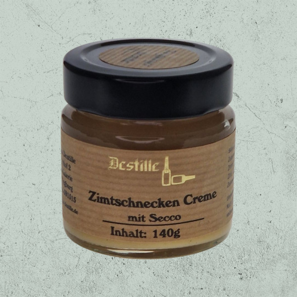 Zimtschnecken Creme mit Secco
