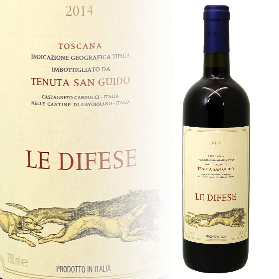 Tenuta San Guido Le Difese Geschenke | - geschmackvolle Rotwein | IGT Siegburger | Toskana Destille Weine | | Italien