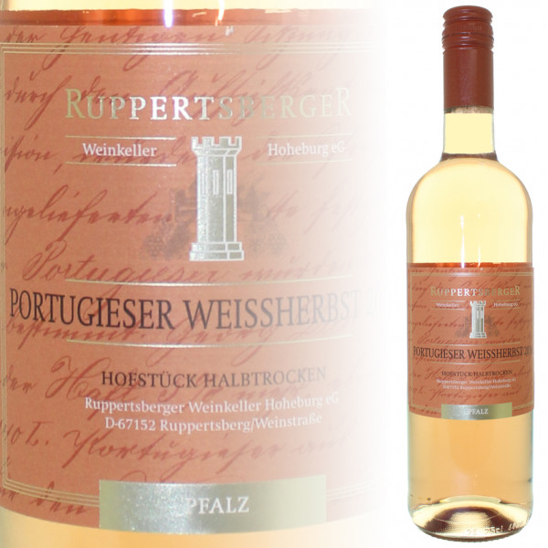 Ruppertsberger Portugieser Weissherbst halbtrocken