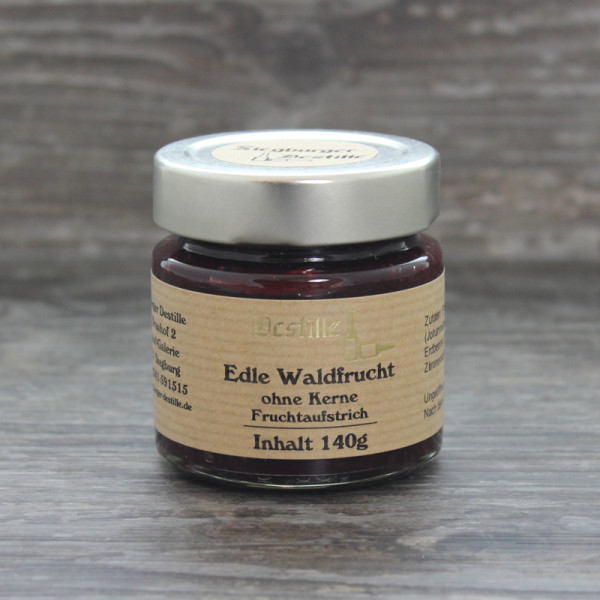 Edle Waldfrucht ohne Kerne Fruchtaufstrich