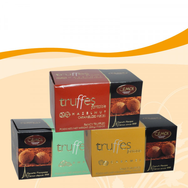 3 x Cémoi Trüffel-Pralinen