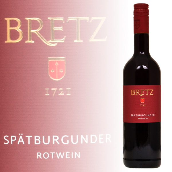 Bretz Spätburgunder Rotwein lieblich